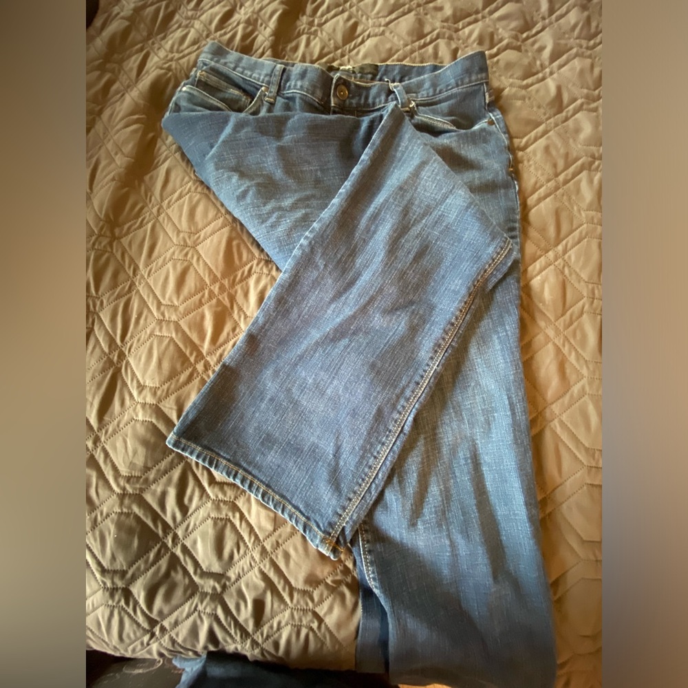Straight leg jeans